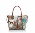The Boho Patchwork Charm Tote – Desert Bloom