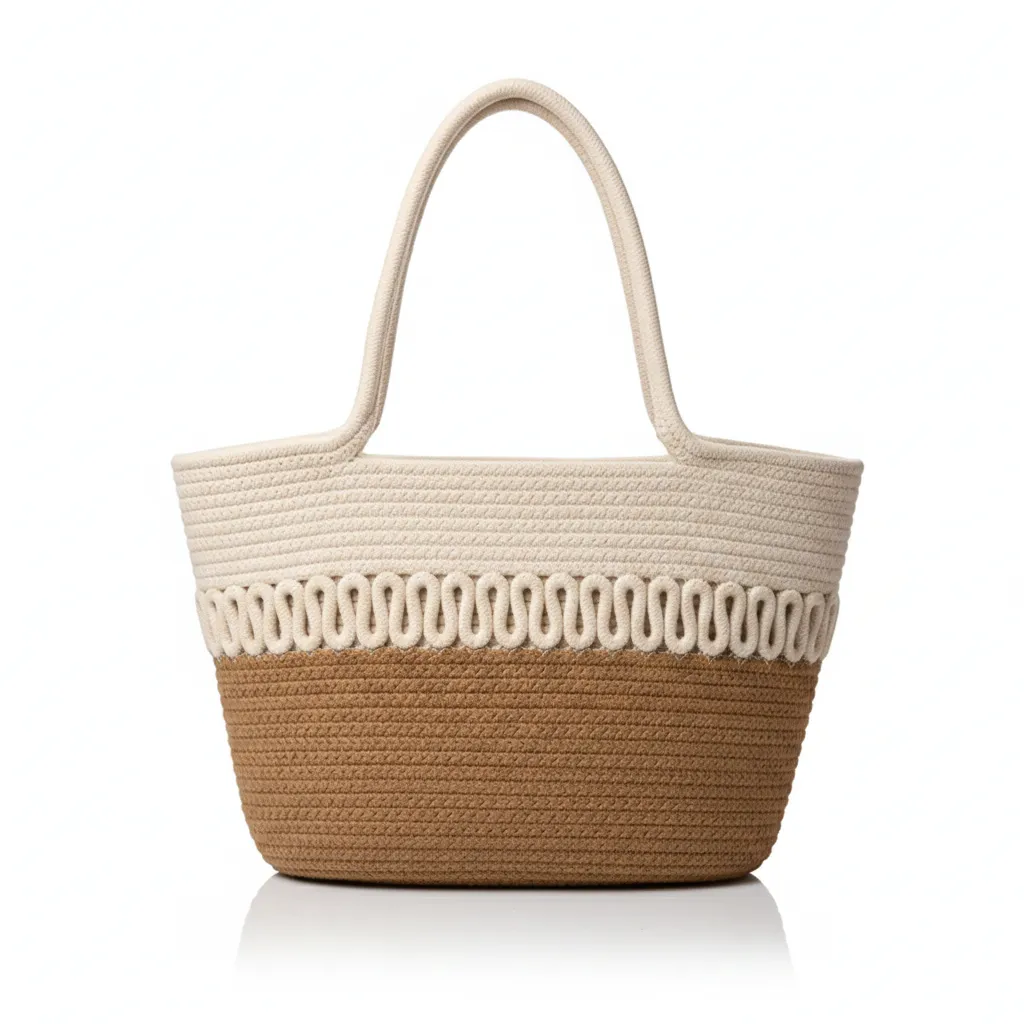 Quilted Tote Hand Bag